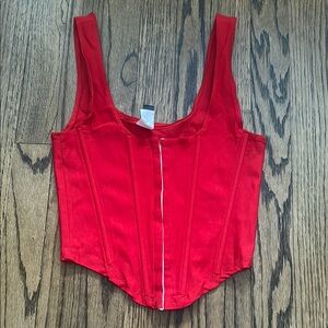 Red Corset Top